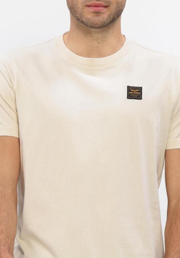 PME LEGEND Heren Polo's & T-shirts Acid Wash + Garment Dye Beige - Foto 4
