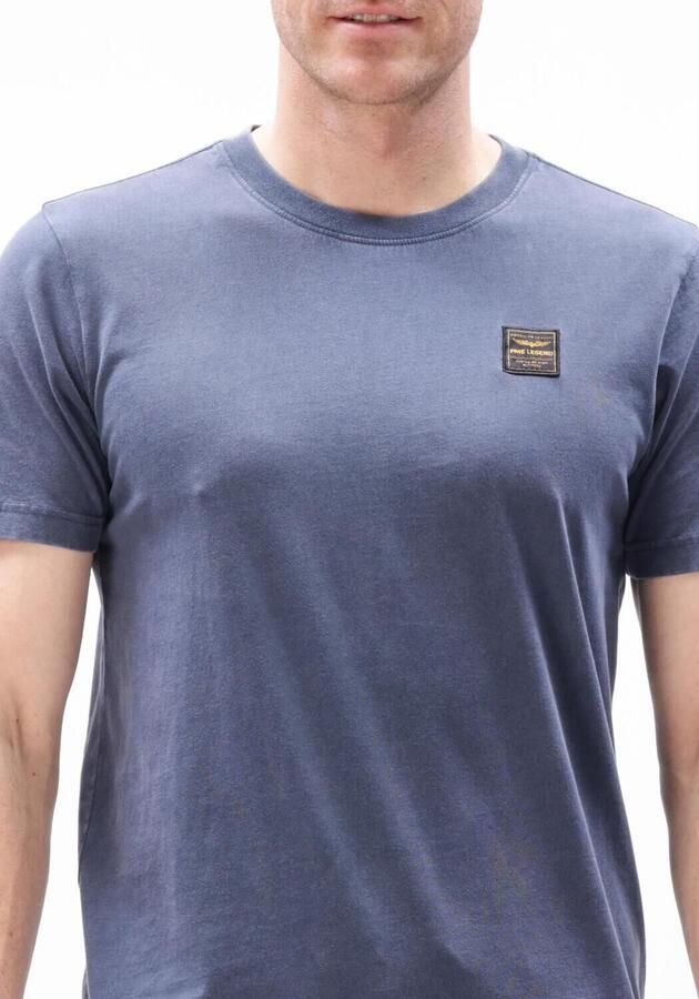 PME LEGEND Heren Polo's & T-shirts Acid Wash + Garment Dye Blauw - Foto 2