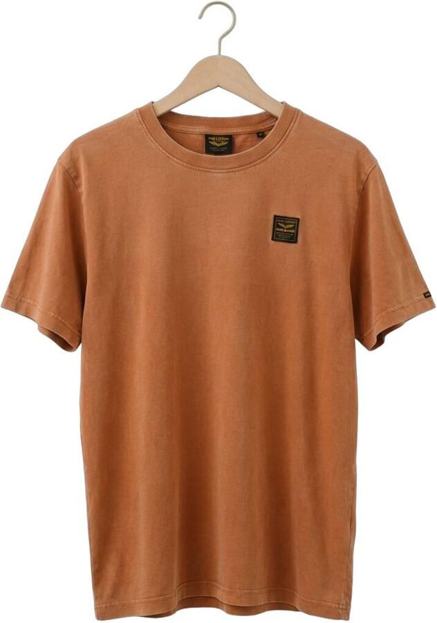 PME LEGEND Heren Polo's & T-shirts Acid Wash + Garment Dye Oranje - Foto 2