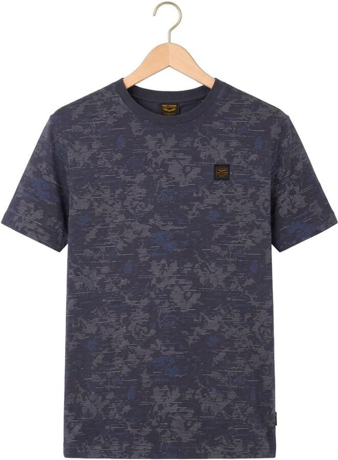 PME LEGEND Heren Polo's & T-shirts Aop Cotton Slub Donkerblauw - Foto 2