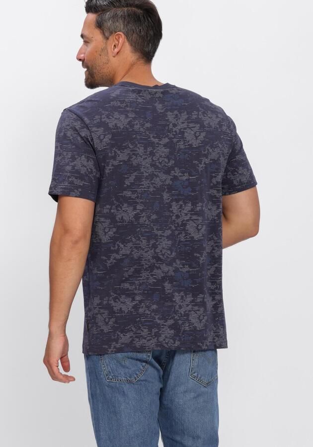 PME LEGEND Heren Polo's & T-shirts Aop Cotton Slub Donkerblauw - Foto 3