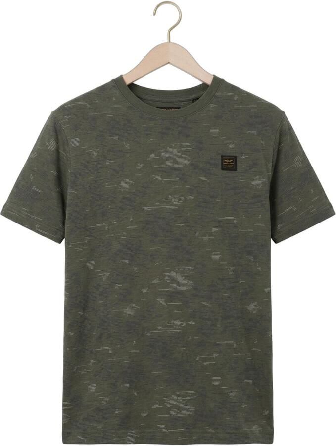 PME LEGEND Heren Polo's & T-shirts Aop Cotton Slub Groen - Foto 2
