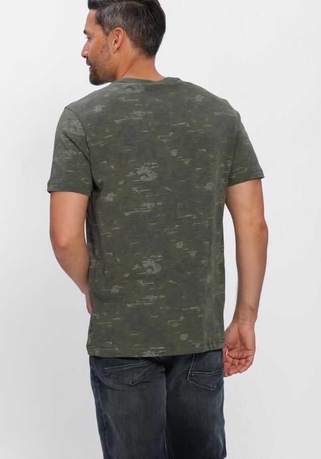 PME LEGEND Heren Polo's & T-shirts Aop Cotton Slub Groen - Foto 3