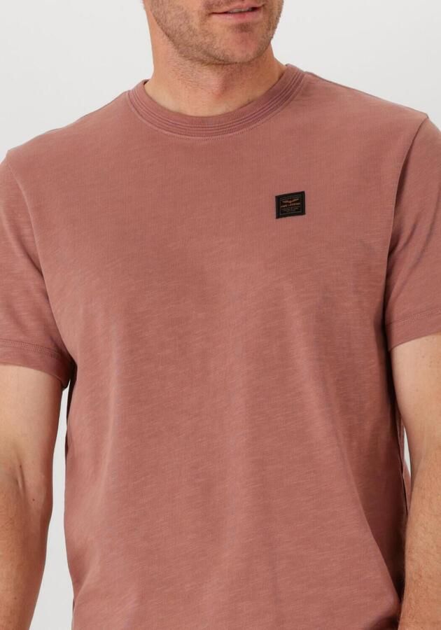 PME LEGEND Heren Polo's & T-shirts Heavy Slub Jersey Roze - Foto 2