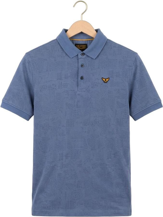 PME LEGEND Heren Polo's & T-shirts Jacquard Jersey Blauw - Foto 2