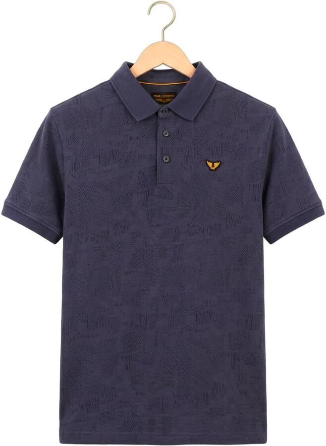 PME LEGEND Heren Polo's & T-shirts Jacquard Jersey Donkerblauw - Foto 2