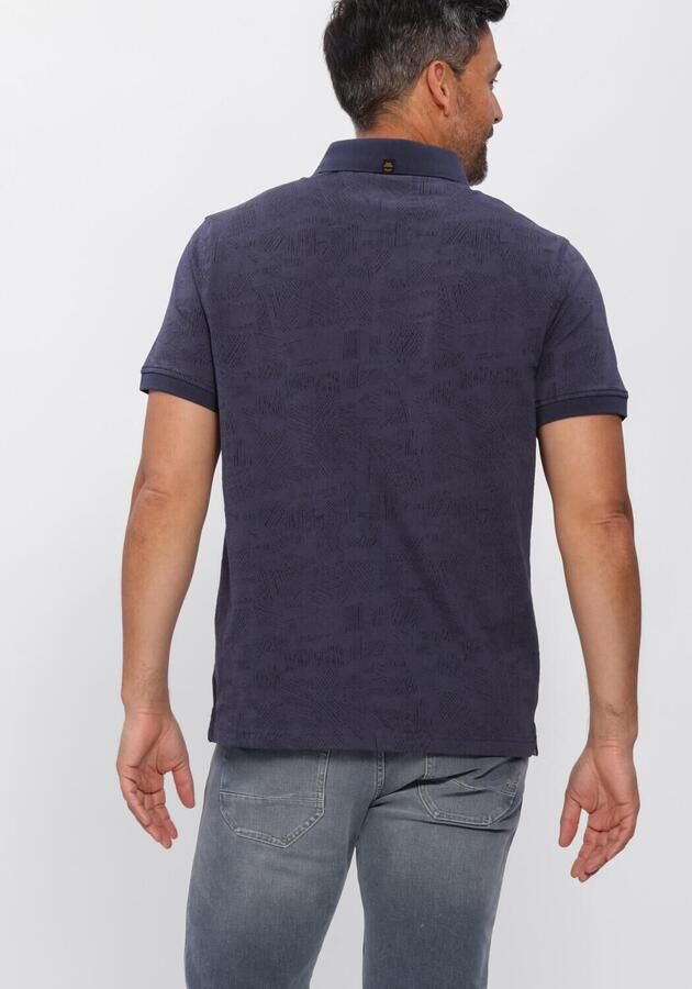 PME LEGEND Heren Polo's & T-shirts Jacquard Jersey Donkerblauw - Foto 3