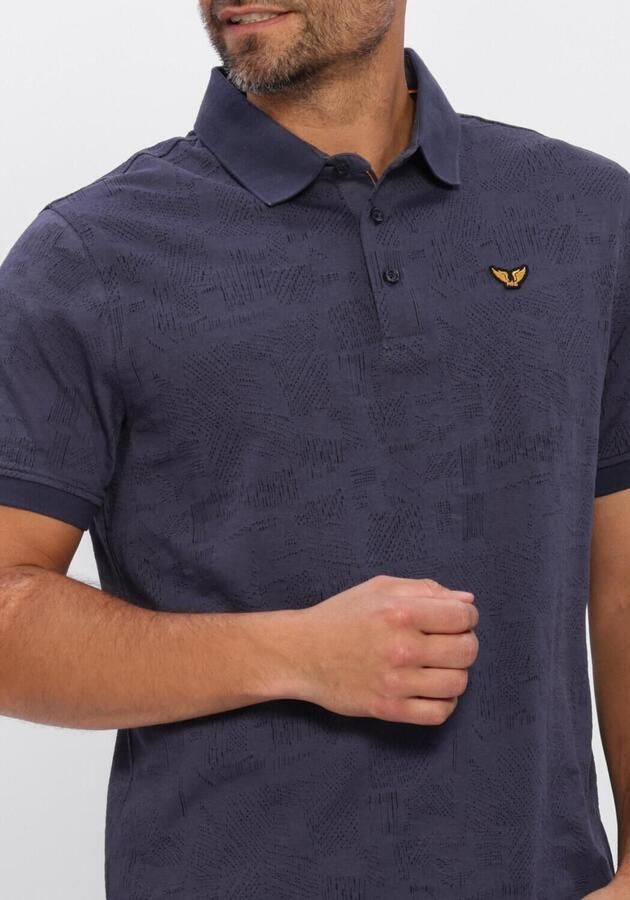 PME LEGEND Heren Polo's & T-shirts Jacquard Jersey Donkerblauw - Foto 4