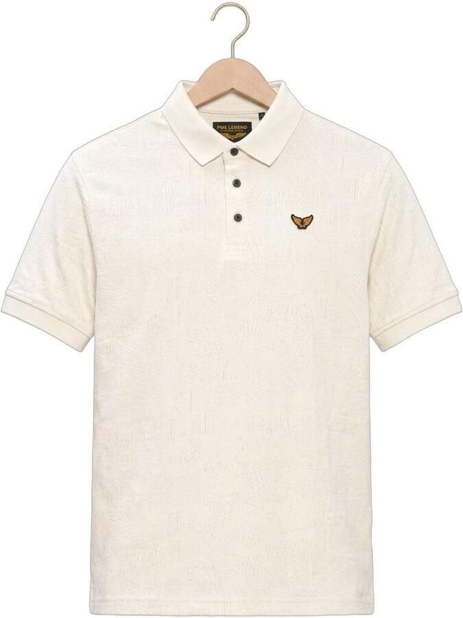PME LEGEND Heren Polo's & T-shirts Jacquard Jersey Ecru - Foto 2