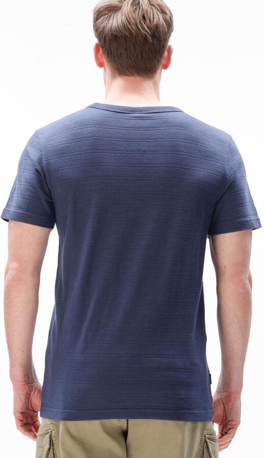 PME LEGEND Heren Polo's & T-shirts Jacquard Striped Donkerblauw - Foto 4