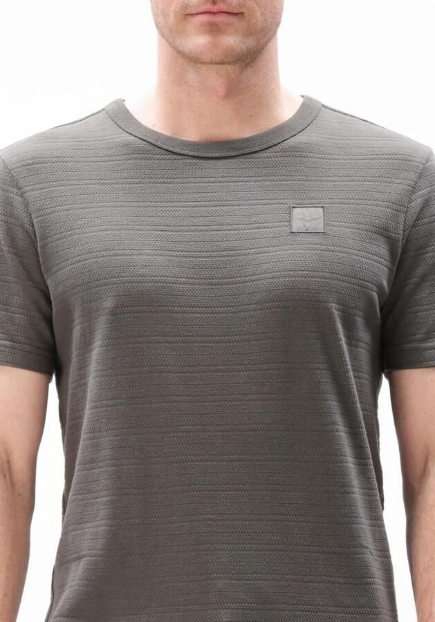 PME LEGEND Heren Polo's & T-shirts Jacquard Striped Olijf - Foto 2