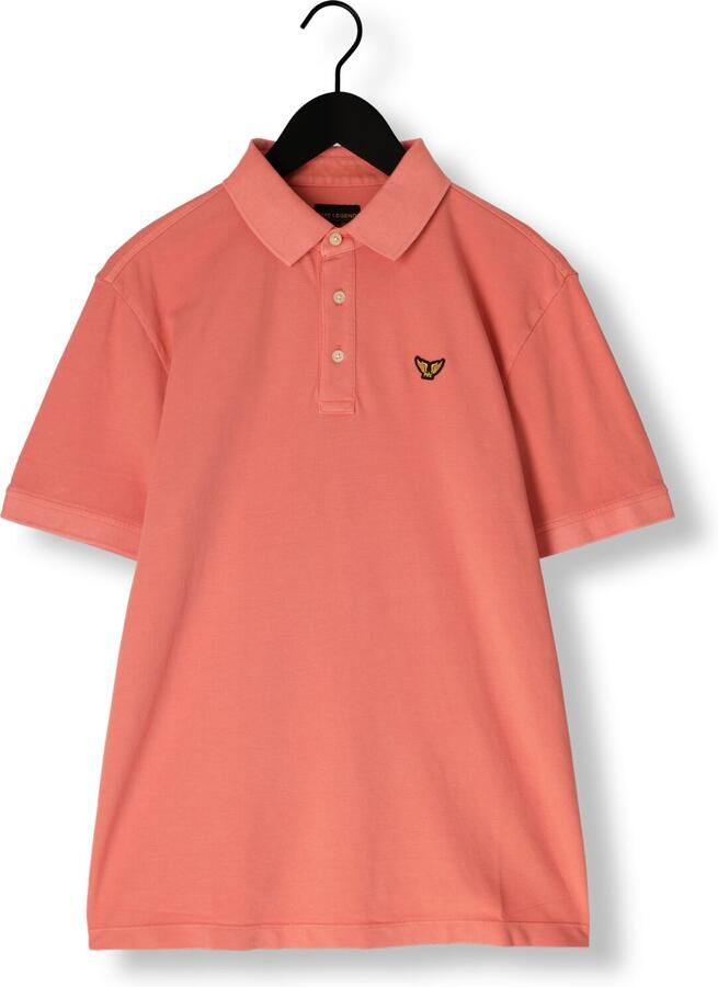 PME LEGEND Heren Polo's & T-shirts Pique Garment Dye Koraal