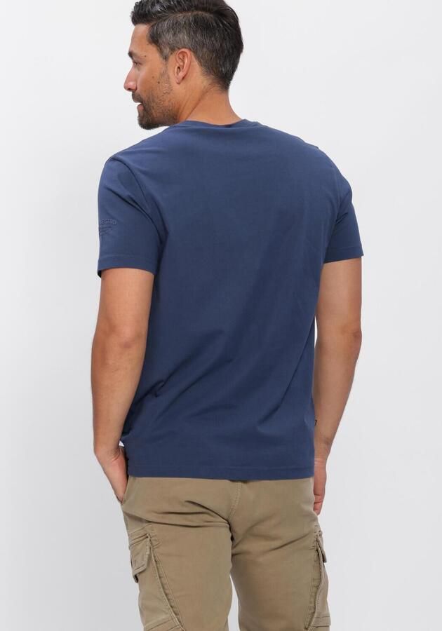 PME LEGEND Heren Polo's & T-shirts Play Heavy Jersey Pocket Blauw - Foto 3