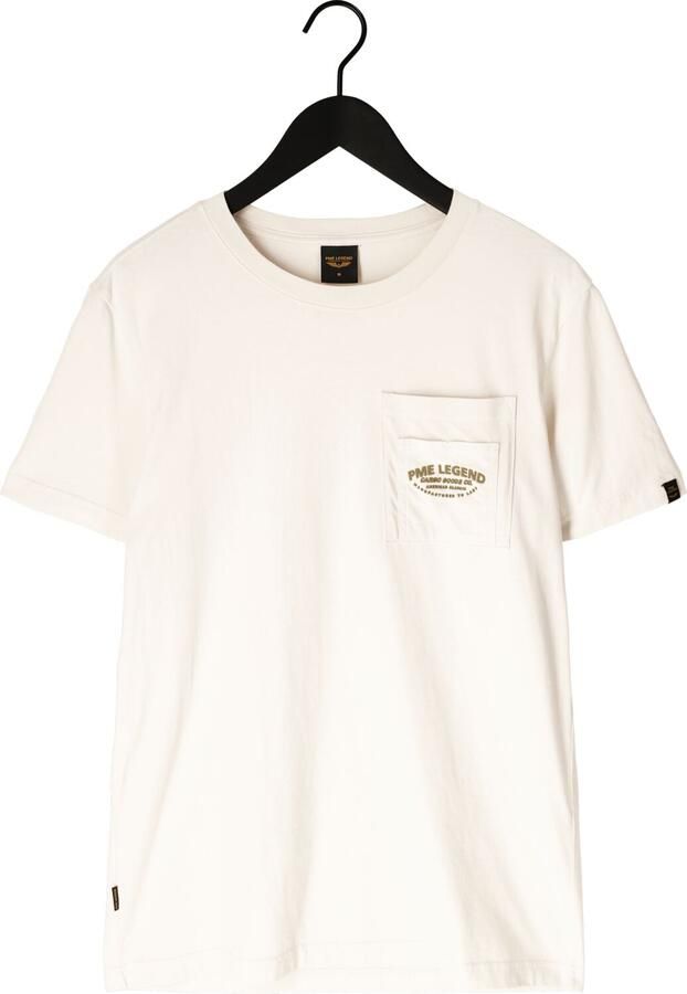 PME LEGEND Heren Polo's & T-shirts Play Heavy Jersey Pocket Creme - Foto 3