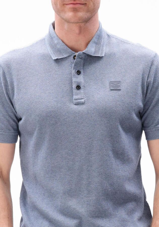 PME LEGEND Heren Polo's & T-shirts Popcorn Jersey Lichtblauw - Foto 2