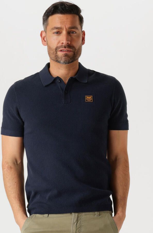 PME LEGEND Heren Polo's & T-shirts Short Sleeve Polo Cotton Blauw - Foto 4