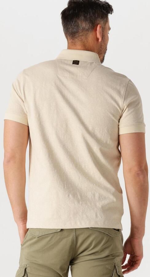 PME LEGEND Heren Polo's & T-shirts Short Sleeve Polo Jacquard Jersey Beige - Foto 3
