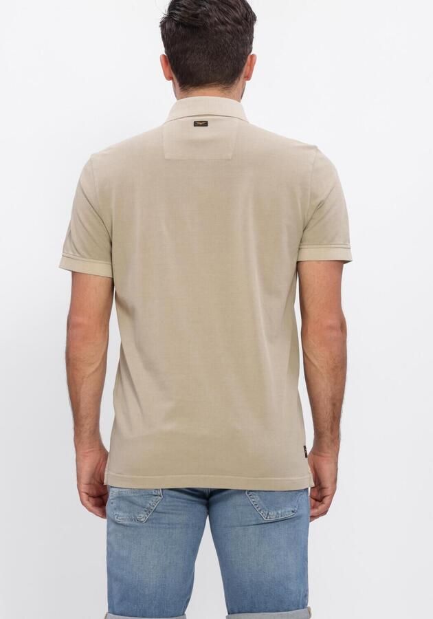 PME LEGEND Heren Polo's & T-shirts Short Sleeve Polo Pique Garment Dyed Tailwing Beige - Foto 3