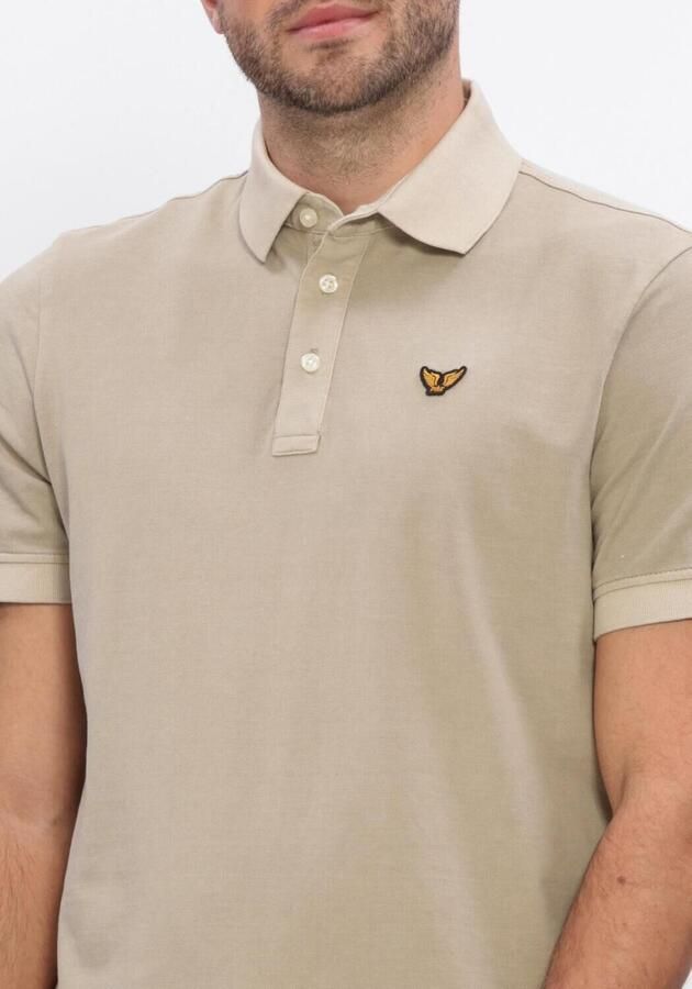 PME LEGEND Heren Polo's & T-shirts Short Sleeve Polo Pique Garment Dyed Tailwing Beige - Foto 4