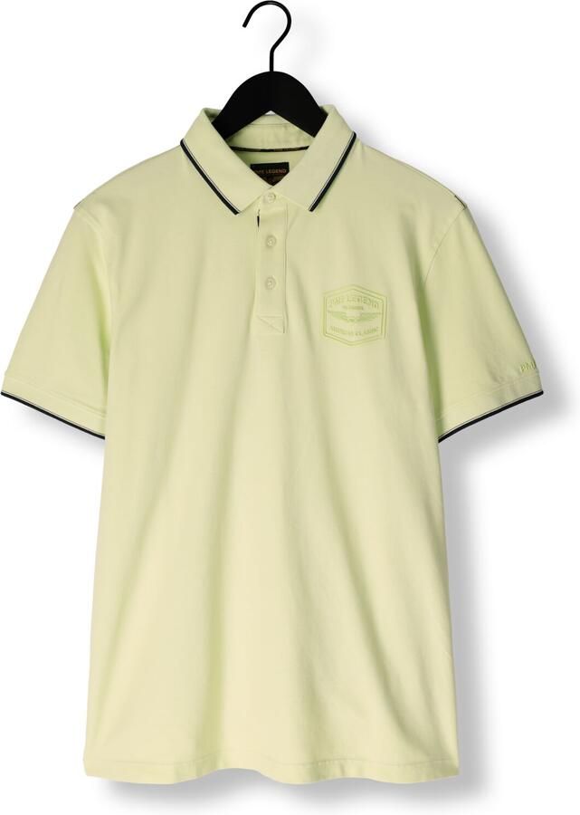 PME LEGEND Heren Polo's & T-shirts Short Sleeve Polo Stretch Pique Package Lime