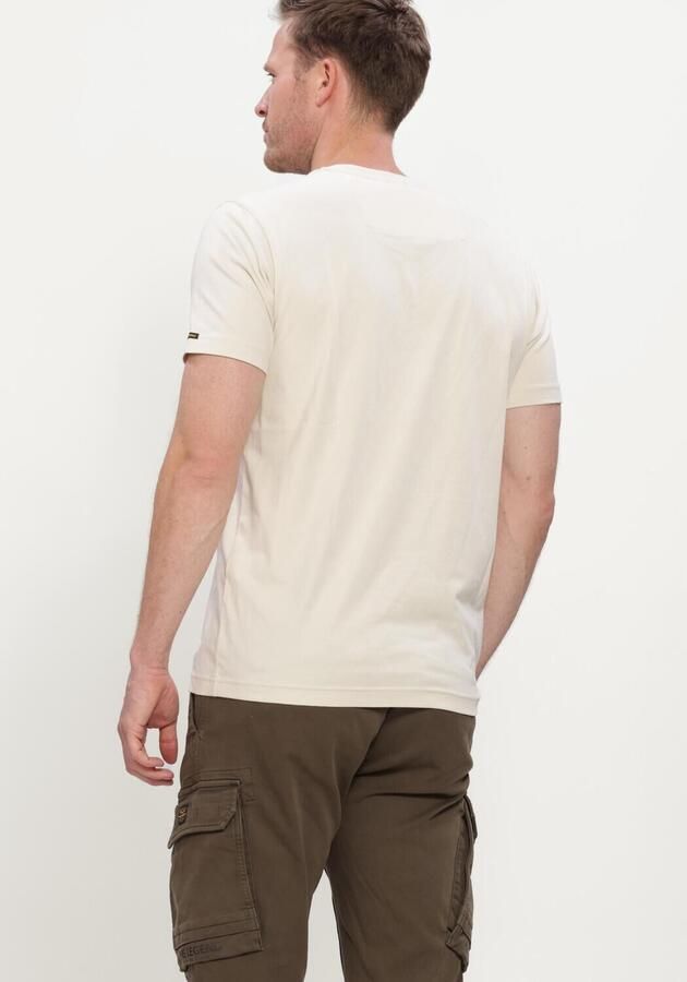 PME LEGEND Heren Polo's & T-shirts Short Sleeve R-neck American Classic Ecru - Foto 3