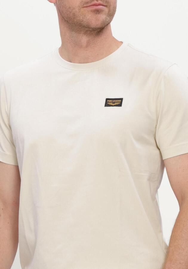 PME LEGEND Heren Polo's & T-shirts Short Sleeve R-neck American Classic Ecru - Foto 4