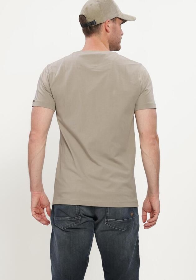 PME LEGEND Heren Polo's & T-shirts Short Sleeve R-neck American Classic Zand - Foto 3