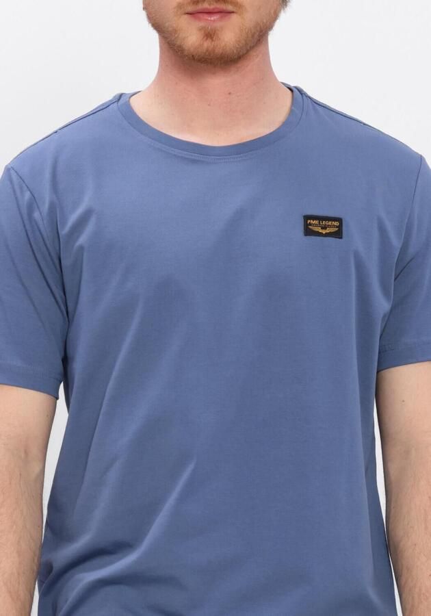 PME LEGEND Heren Polo's & T-shirts Short Sleeve R-neck Guyver Tee Blauw - Foto 4
