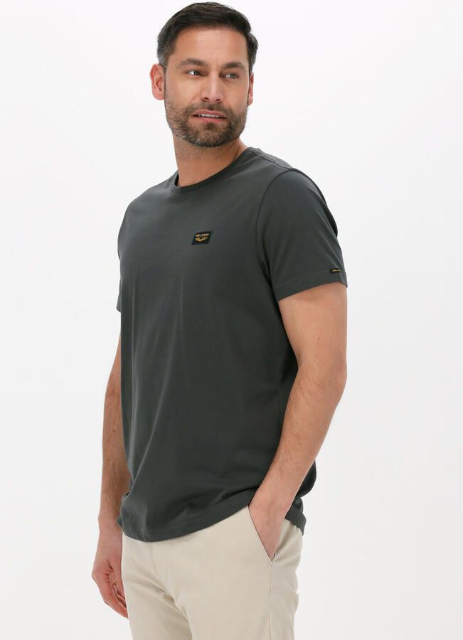 PME LEGEND Heren Polo's & T-shirts Short Sleeve R-neck Guyver Tee Grijs - Foto 4