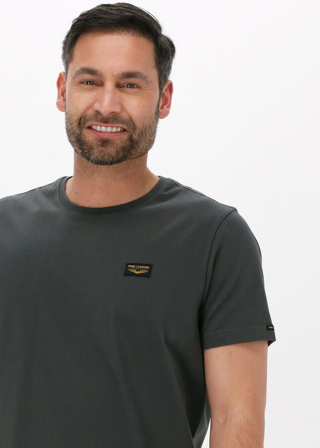 PME LEGEND Heren Polo's & T-shirts Short Sleeve R-neck Guyver Tee Grijs - Foto 2