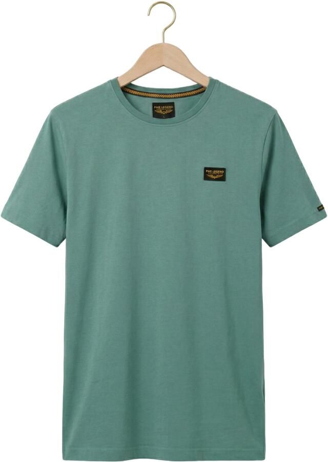 PME LEGEND Heren Polo's & T-shirts Short Sleeve R-neck Guyver Tee Groen - Foto 2