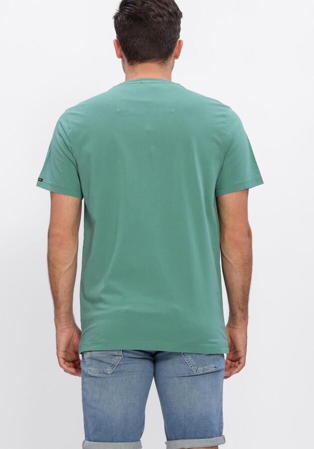 PME LEGEND Heren Polo's & T-shirts Short Sleeve R-neck Guyver Tee Groen - Foto 3