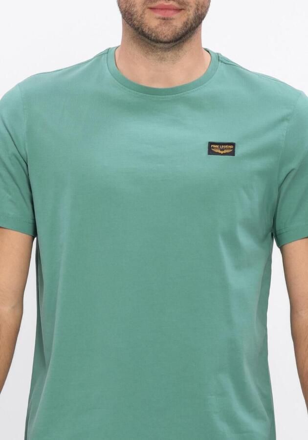 PME LEGEND Heren Polo's & T-shirts Short Sleeve R-neck Guyver Tee Groen - Foto 4