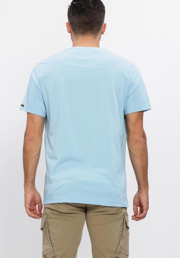 PME LEGEND Heren Polo's & T-shirts Short Sleeve R-neck Guyver Tee Lichtblauw - Foto 2