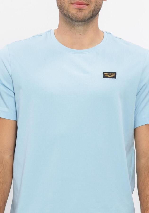 PME LEGEND Heren Polo's & T-shirts Short Sleeve R-neck Guyver Tee Lichtblauw - Foto 3