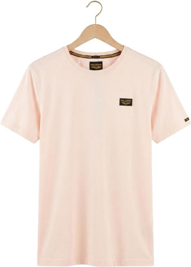 PME LEGEND Heren Polo's & T-shirts Short Sleeve R-neck Guyver Tee Lichtroze - Foto 2