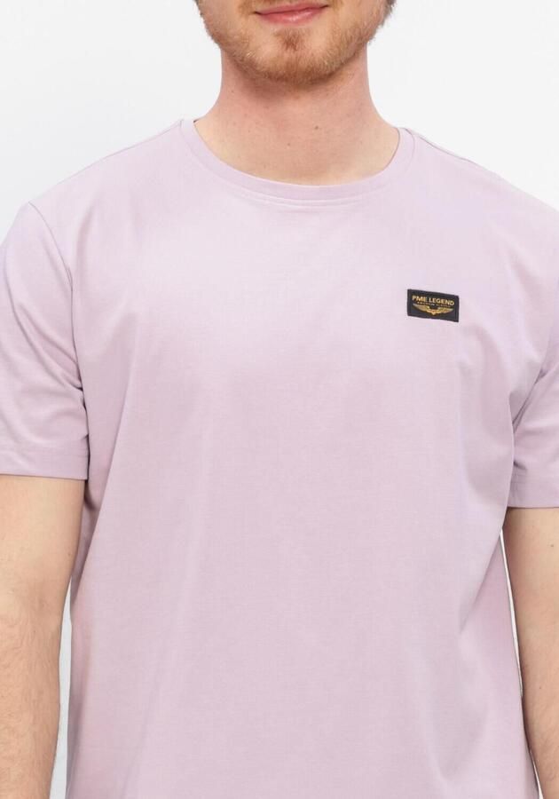 PME LEGEND Heren Polo's & T-shirts Short Sleeve R-neck Guyver Tee Lila - Foto 4
