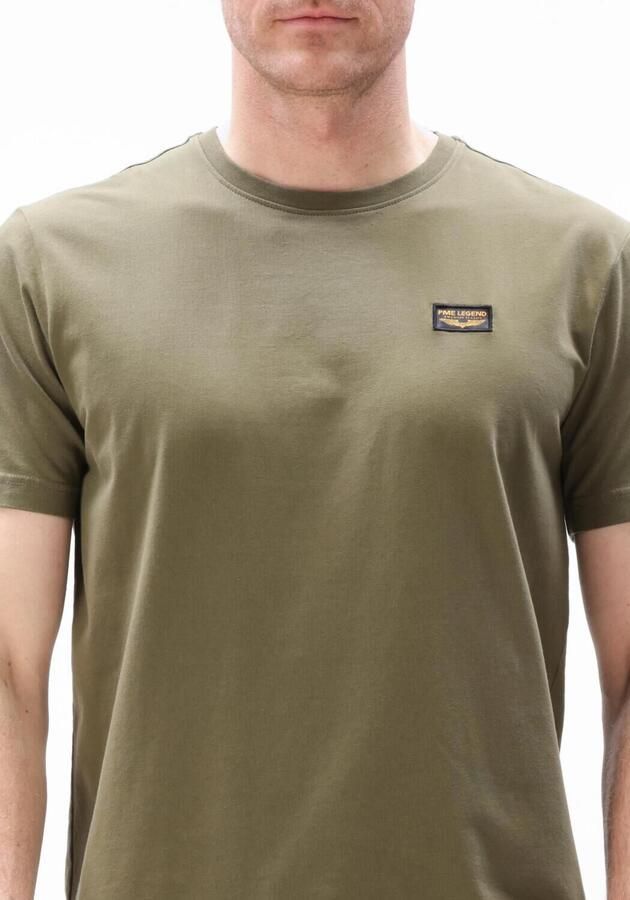 PME LEGEND Heren Polo's & T-shirts Short Sleeve R-neck Guyver Tee Olijf - Foto 2