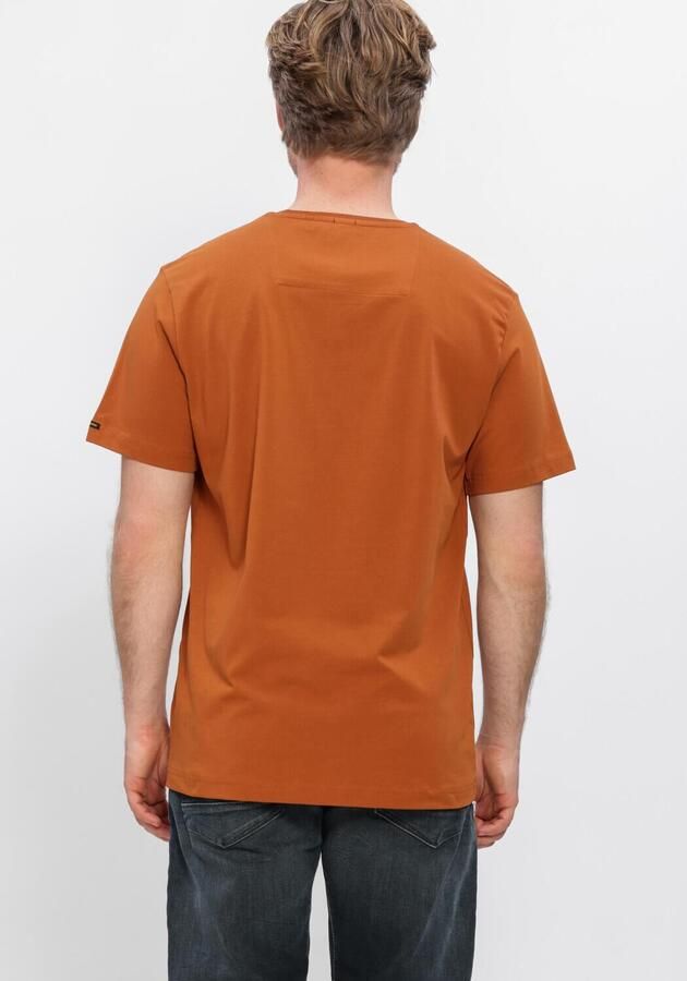 PME LEGEND Heren Polo's & T-shirts Short Sleeve R-neck Guyver Tee Oranje - Foto 2