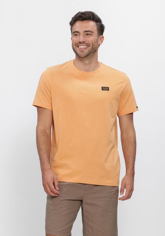 PME LEGEND Heren Polo's & T-shirts Short Sleeve R-neck Guyver Tee Perzik