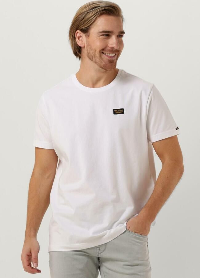 PME LEGEND Heren Polo's & T-shirts Short Sleeve R-neck Guyver Tee Wit - Foto 4