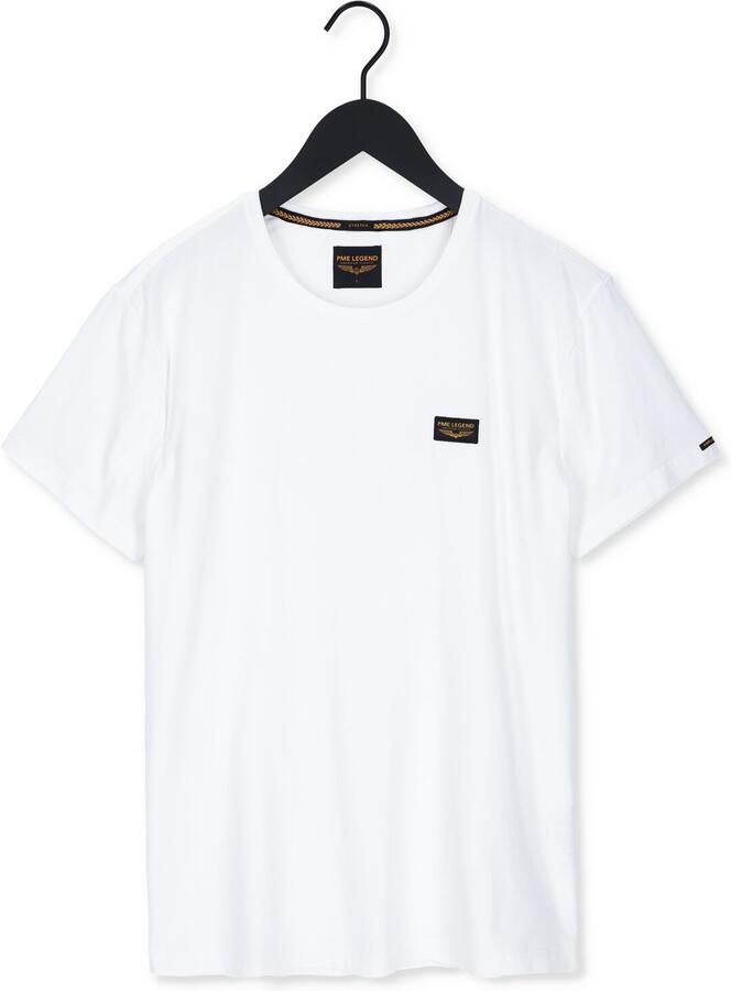PME LEGEND Heren Polo's & T-shirts Short Sleeve R-neck Guyver Tee Wit