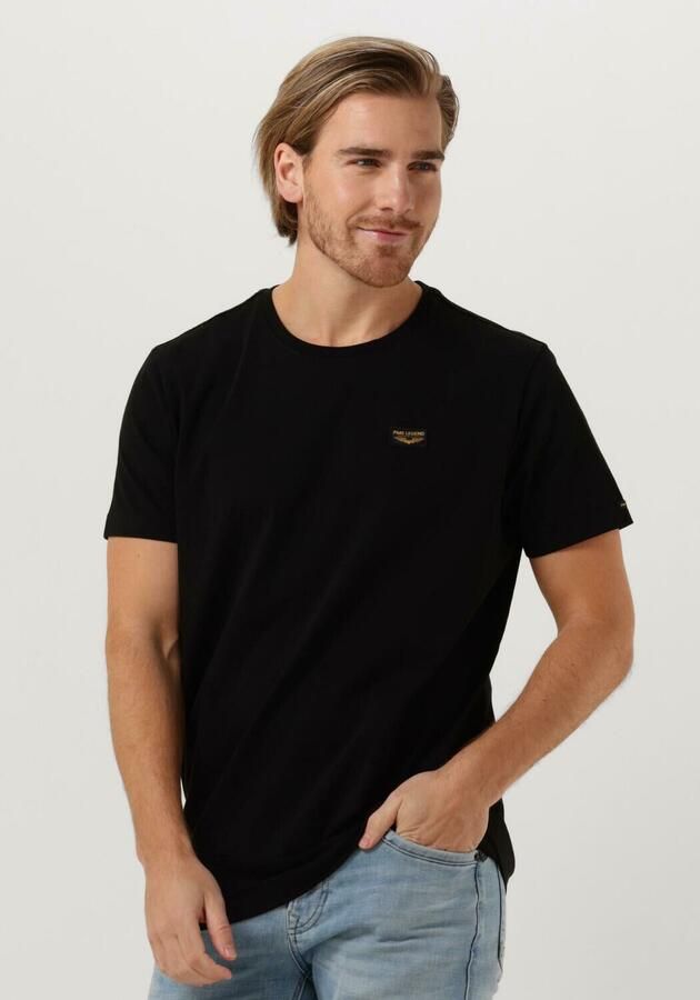 PME LEGEND Heren Polo's & T-shirts Short Sleeve R-neck Guyver Tee Zwart - Foto 4