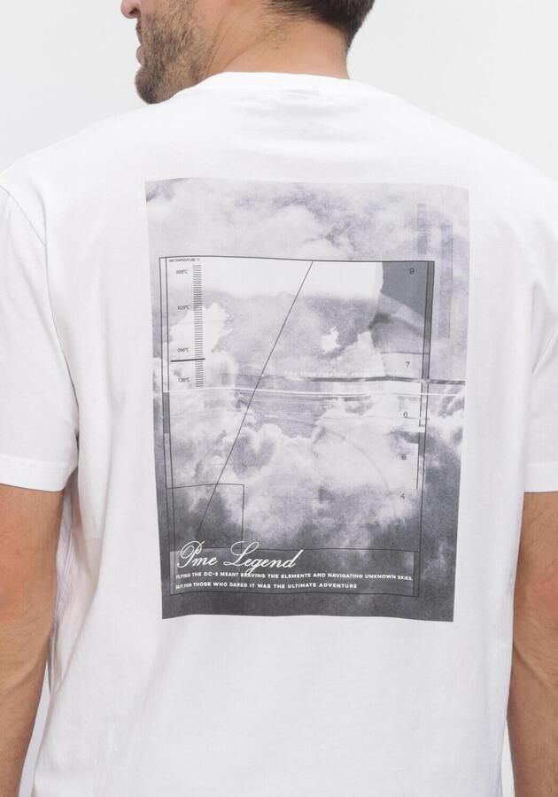 PME LEGEND Heren Polo's & T-shirts Short Sleeve R-neck Jersey Digital Comfort Wit - Foto 4