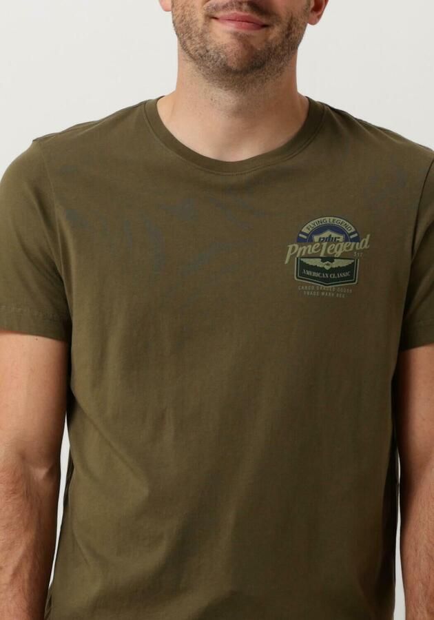 PME LEGEND Heren Polo's & T-shirts Short Sleeve R-neck Single Jersey Lw Play Groen - Foto 2