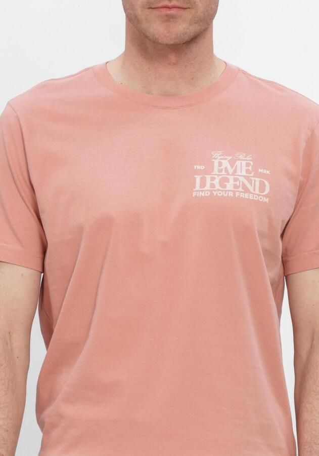 PME LEGEND Heren Polo's & T-shirts Short Sleeve R-neck Small Art Package B+t Only Perzik - Foto 3