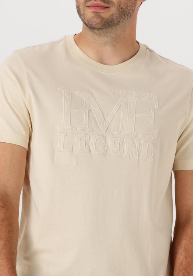PME LEGEND Heren Polo's & T-shirts Single Jersey Gebroken Wit - Foto 2