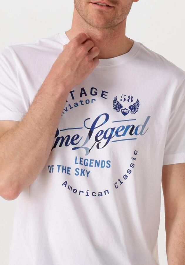 PME LEGEND Heren Polo's & T-shirts Single Jersey Package Wit - Foto 3