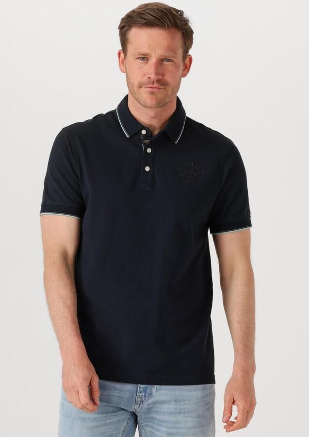 PME LEGEND Heren Polo's & T-shirts Stretch Pique Package Donkerblauw - Foto 4