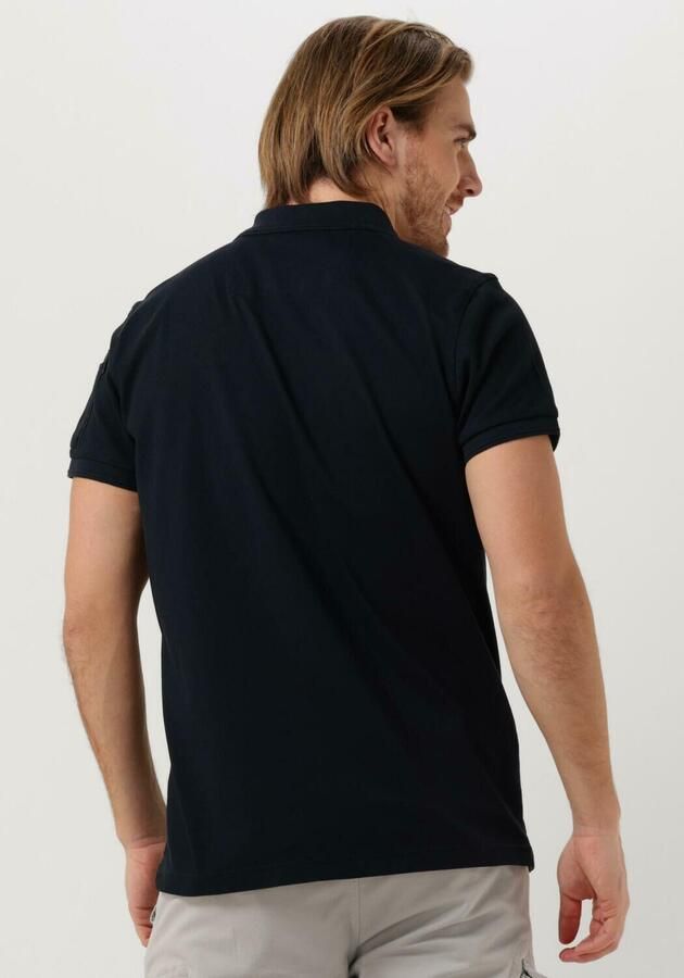 PME Legend Regular fit poloshirt met labelpatch model 'TRACKWAY' - Foto 2